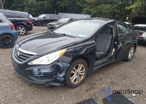 2014 Hyundai Sonata Gls из США, поврежденный, VIN 5NPEB4ACXEH812030